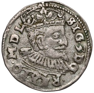 Sigismond III Vasa, Trojak Lublin 1597 - Ecke - rare