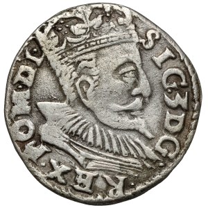Zygmunt III Waza, Trojak Lublin 1597 - bez znaku