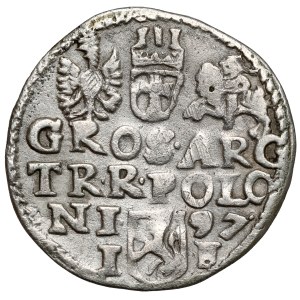 Zygmunt III Waza, Trojak Lublin 1597 - bez znaku
