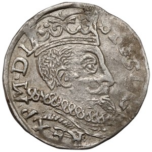 Sigismond III Vasa, Trojak Lublin 1597 - monogramme