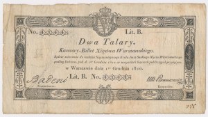 2 thalers 1810 - Badeni