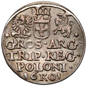 Sigismund III Vasa, Trojak Kraków 1601 - clockwise