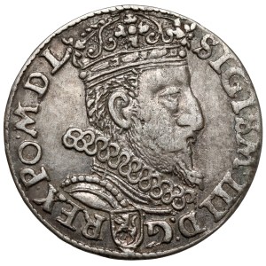 Zygmunt III Waza, Trojak Kraków 1602 - odwrócone 2