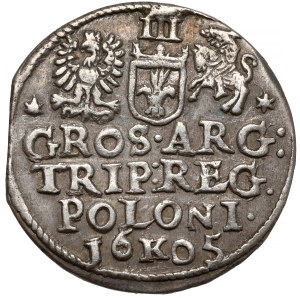 Sigismond III Vasa, Troïka Cracovie 1605 - plein 