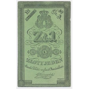 Powstanie Listopadowe, 1 złoty 1831 - Głuszyński
