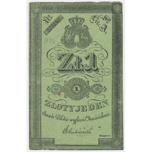 Powstanie Listopadowe, 1 złoty 1831 - Łubieński