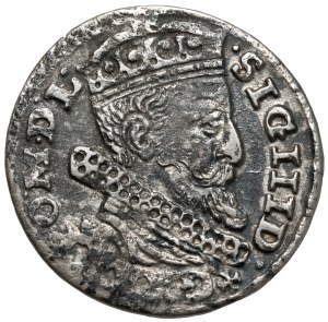 Sigismond III Vasa, Trojak Kraków 1606 - en KOLE - avec une commande