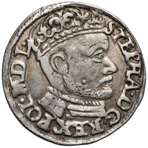 Stefan Batory, Trojak Olkusz 1584 - inicjały GH