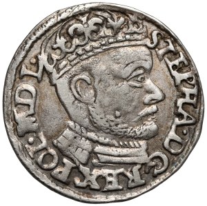 Stefan Batory, Trojak Olkusz 1584 - initiales GH