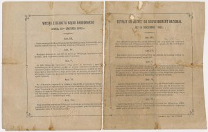 January Uprising, National General Loan, Provisional Bond for 40 zlotys 1863