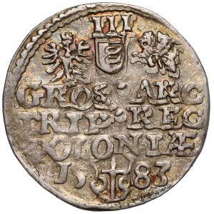 Stefan Batory, Trojak Olkusz 1583 - BEZ inicjałów
