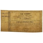 Powstanie Styczniowe, Obligacja tymczasowa 100 złotych 1863