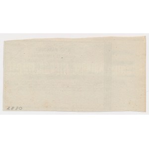 Powstanie Styczniowe, Obligacja tymczasowa 1.000 złotych 1863