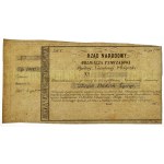 Powstanie Styczniowe, Obligacja tymczasowa 1.000 złotych 1863