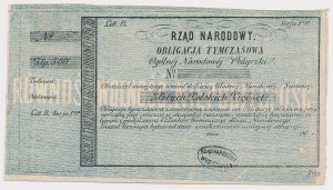 January Uprising, Temporary Bond of 500 zloty 1863