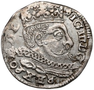 Sigismond III Vasa, Trojak Lublin 1598 - G à partir de la gauche