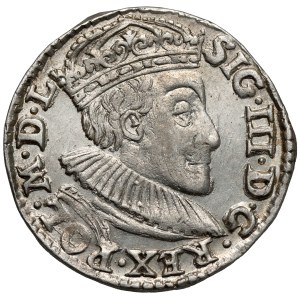 Zygmunt III Waza, Trojak Olkusz 1588 - bardzo ładny