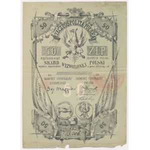 Skarb Wyzwolonej Polski, 50 złotych (1853)