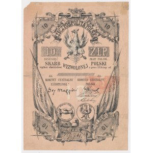 Skarb Wyzwolonej Polski, 10 złotych (1853)
