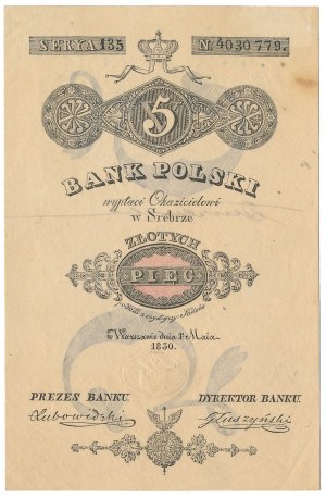 Królestwo Polskie, 5 złotych 1830