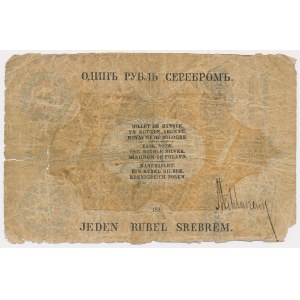 Królestwo Polskie, 1 rubel srebrem 1864