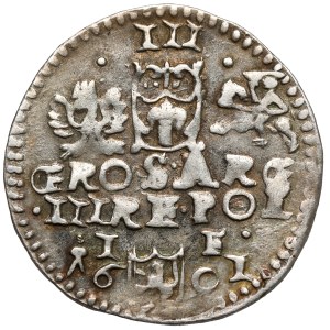 Zygmunt III Waza, Trojak Lublin 1601 - ex. Marzęta