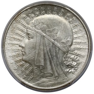 Głowa Kobiety 10 złotych 1932 bz, Londyn