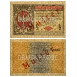 MUSTER Generał 1/2 mkp 1916 - awers i rewers - KOMPLET