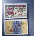 MUSTER Generał 1/2 mkp 1916 - awers i rewers - KOMPLET