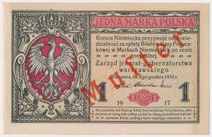 MUSTER jeneral 1 mkp 1916 - double-sided