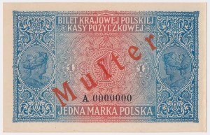 MUSTER jeneral 1 mkp 1916 - double-sided