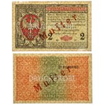 MUSTER Generał 2 mkp 1916 - awers i rewers - KOMPLET