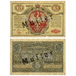 MUSTER Generał 5 mkp 1916 - awers i rewers - KOMPLET
