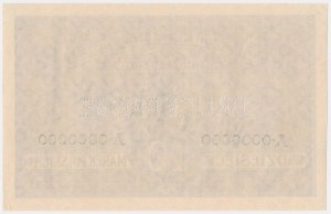 MUSTER General 10 mkp 1916 - reverse alone