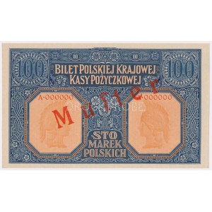 MUSTER Generał 100 mkp 1916 - tylko rewers