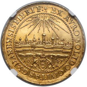 Władysław IV Waza, DONATYWA wagi 3 dukatów 1647, Gdańsk