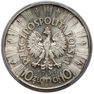 Piłsudski 10 złotych 1939