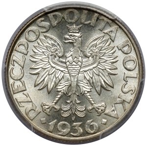 Żaglowiec 2 złote 1936