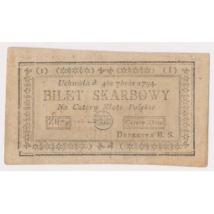 4 złote 1794 - rozklejony - sam awers