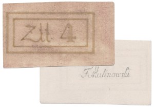 4 zloty 1794 - unstuck - reverse alone