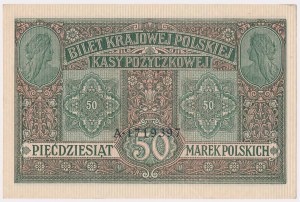 50 mkp 1916 jeneral - beautiful condition