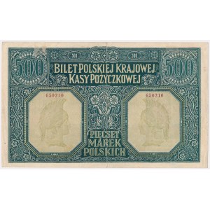 500 mkp 1919 Styczeń - Dyrekcja PKKP