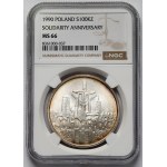 100.000 złotych 1990 Solidarność - odmiana B
