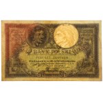 500 złotych 1919 - efektowne odbarwienie wtórne