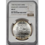 100.000 złotych 1990 Solidarność - odmiana A