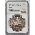 100.000 złotych 1990 Solidarność - odmiana A