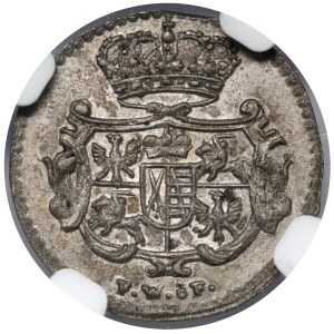 August III Sas, 3 halerze 1742 FWóF, Drezno