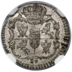 August III Sas, 3 halerze 1763 óF, Grünthal