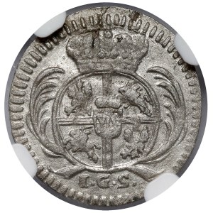 August II Mocny, 3 halerze 1728 IGS, Drezno