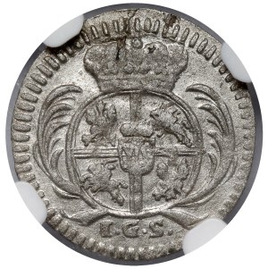 Auguste II le Fort, 3 haleres 1728 IGS, Dresde